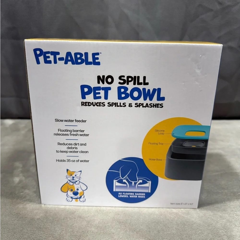 Pet-Able No Spill Pet Bowl
